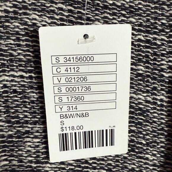 Anthropologie Dolan sz S gray black open cardigan NWT - Picture 6 of 9